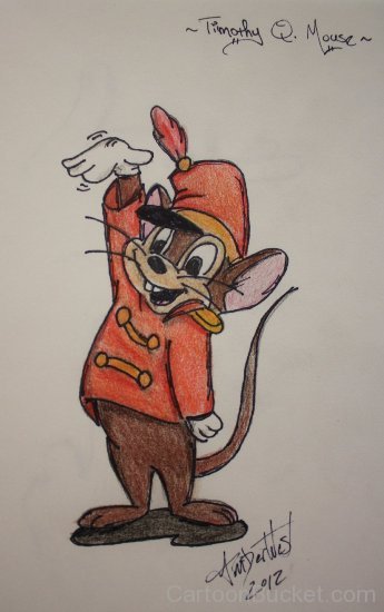 Drawing Of Timothy Q.Mouse