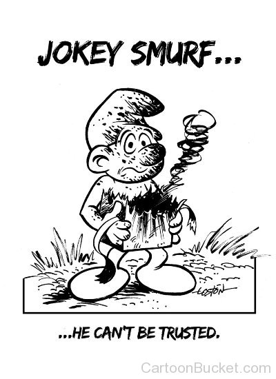 Jokey Smurf Sketch