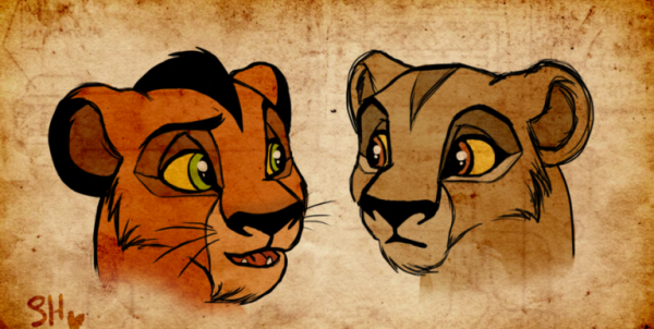 Portrait Of Zira And Taka