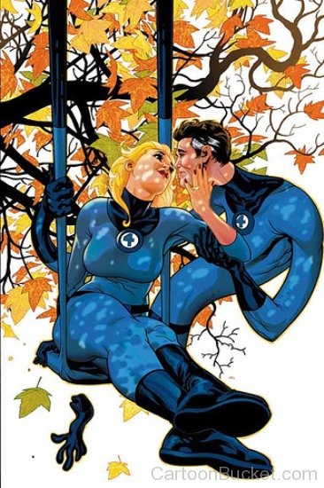 Reed Richards With Susan Storm