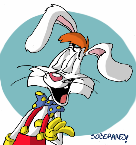 Roger Rabbit Laughing