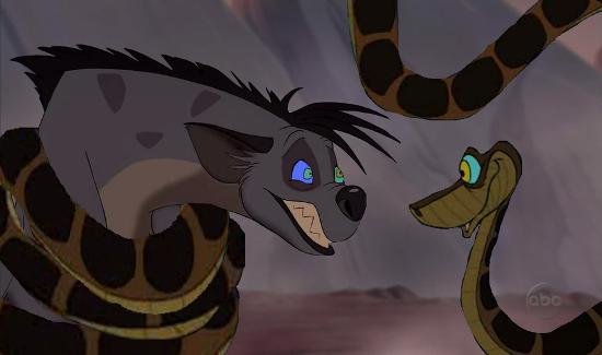 Shenzi Looking At Kaa