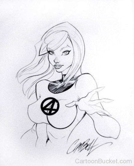 Sketch Of Susan Storm