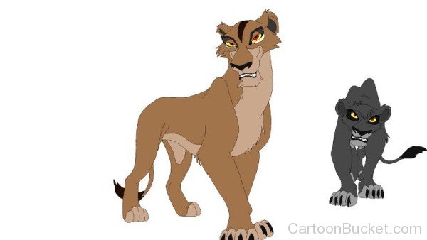 Zira With Lioness