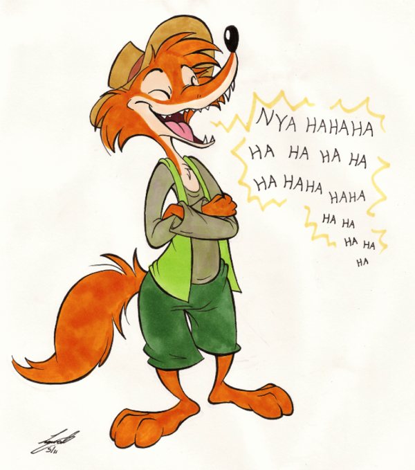 Br'er Fox Laughing Loudly-fd511