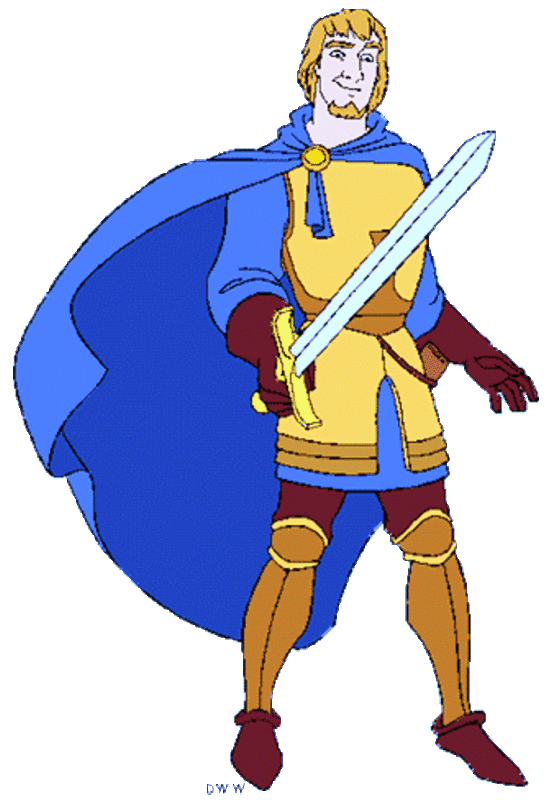 Captain Phoebus Holding Sword-we311