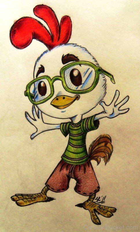 Chicken Little Drawing-rw203