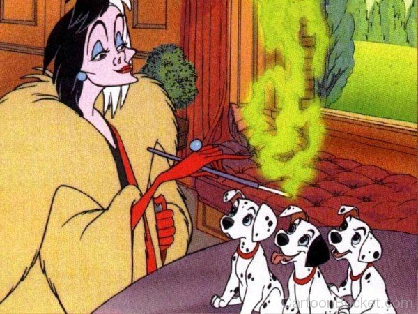 Cruella With Puppies-hg318