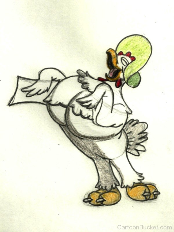 Drawing Of Clara Cluck-vb510