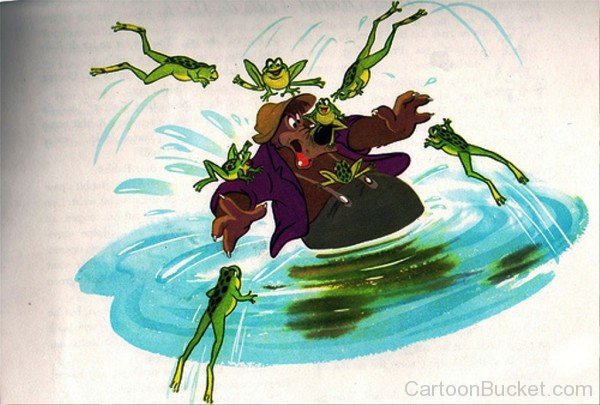 Frogs Jumping On Br'er Bear-er415