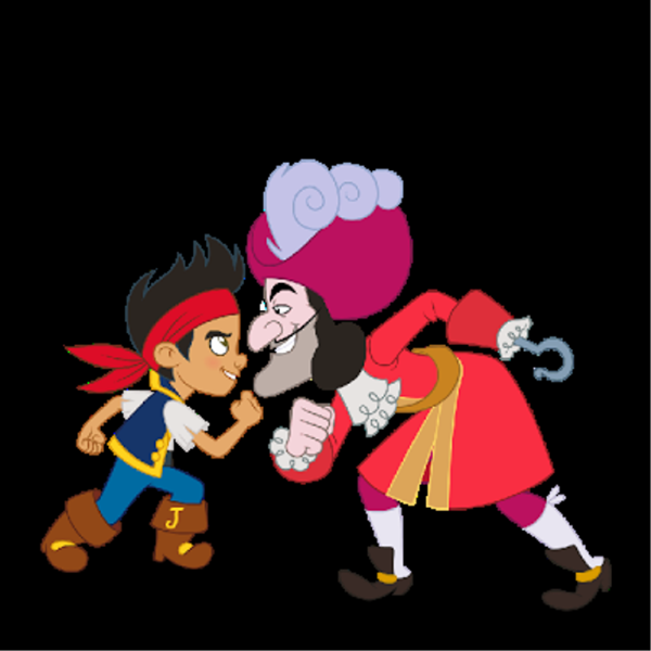 Jake Vs Captain Hook-nm713