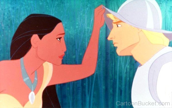 John Smith And Pocahontas Looking Eachother-fg304