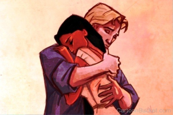 John Smith Hugging Pocahontas-fg309