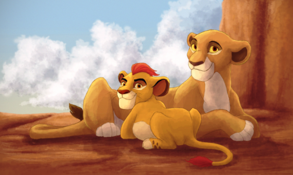 Kion Sitting With Kiara-HJ727