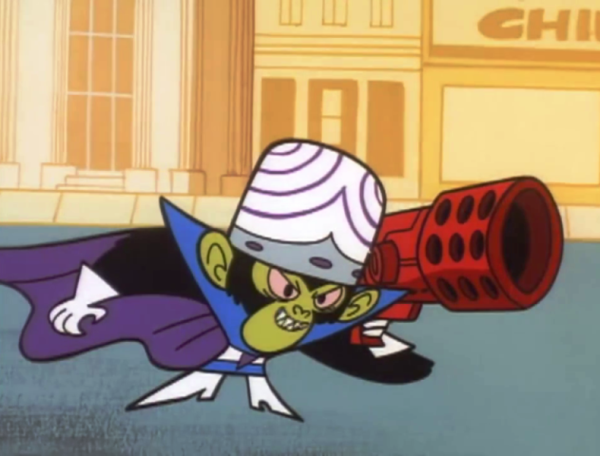 Mojo Jojo Holding Machine Gun-mj615