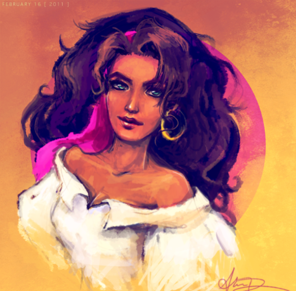 Painting Of Princess Esmeralda-ty436
