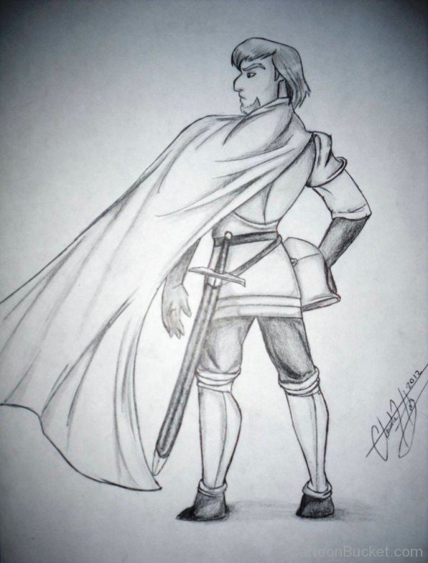 Pencil Drawing Of Captain Phoebus-we325