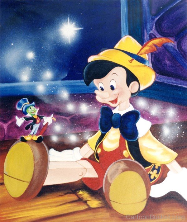 Pinocchio And Jiminy-dc409