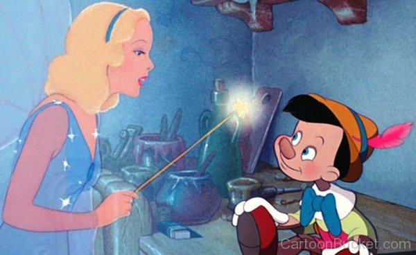 Pinocchio Looking At Blue Fairy-dc418