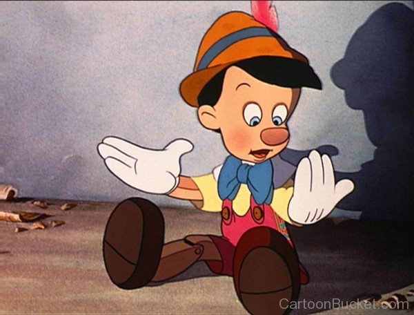 Pinocchio Looking At His Hand-dc420