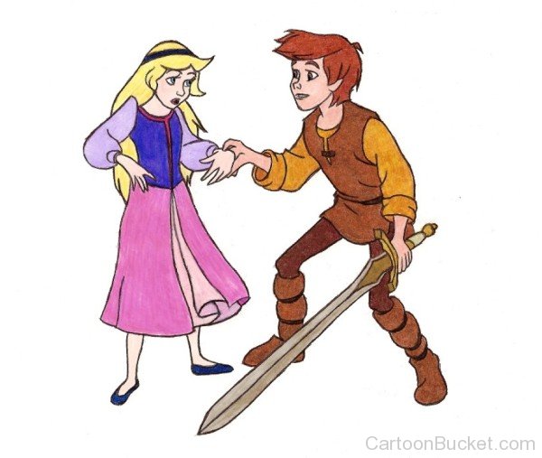 Princess Eilonwy And Taran-ut939