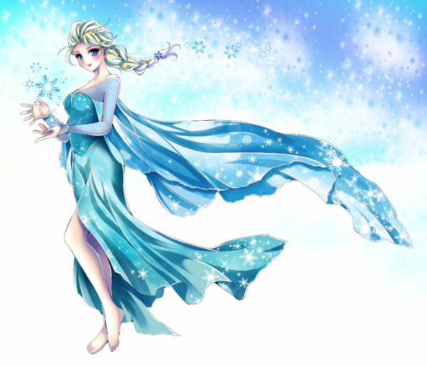 Queen Elsa Cartoon Picture-gh726