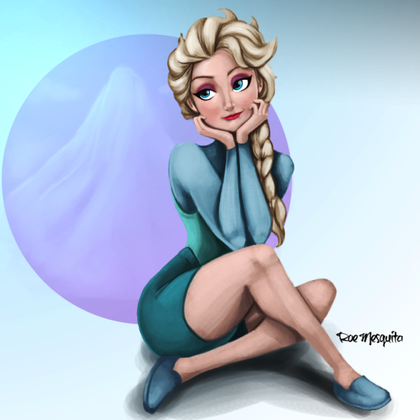 Queen Elsa New Look-gh737