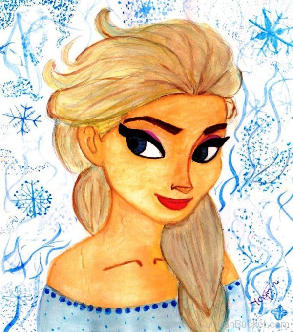 Queen Elsa Painting-gh738