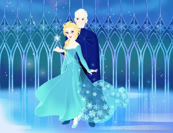 Snow Queen Elsa With King Jack Frost-gh751