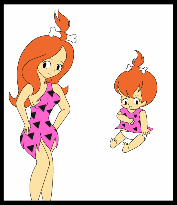 Young Pebbles And Baby Pebbles-fd224