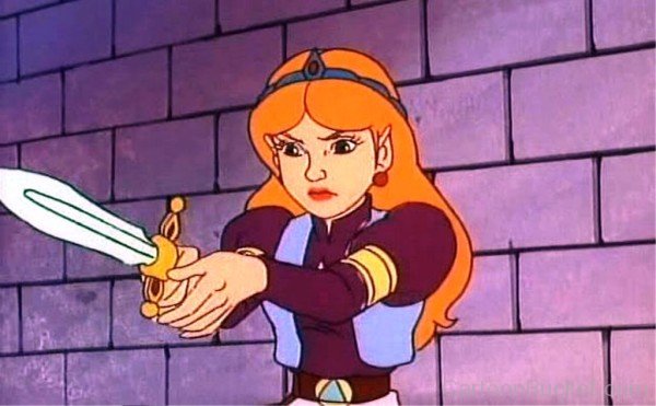 Zelda Holding Sword-zx312