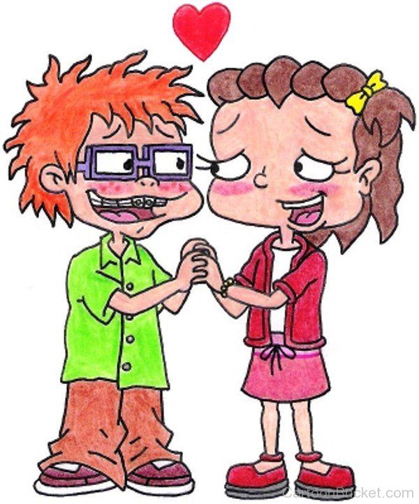 Chuckie Finster And Lil Holding Their Hands-VC302