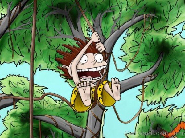 Donnie Thornberry Jumping From Tree-wxz23