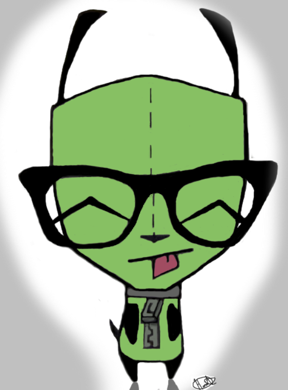 GIR Wearing Big Greek Specs-plu240