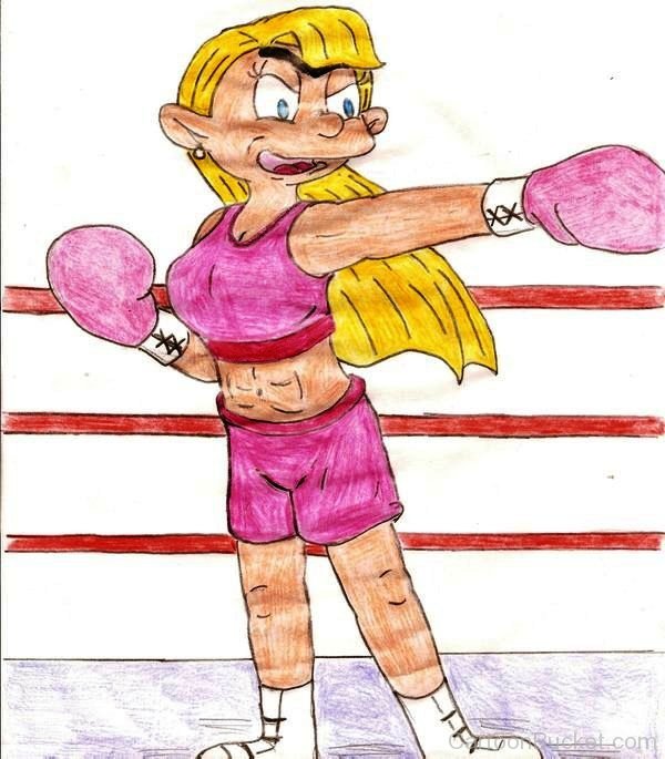 Helga Pataki Doing Boxing-rcm221