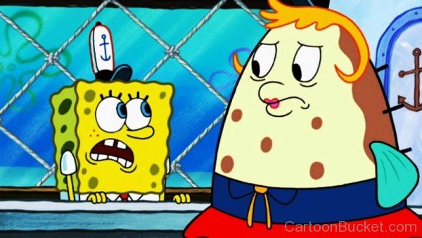 Mrs.Puff And Spongebob Looking Eachother-rw208