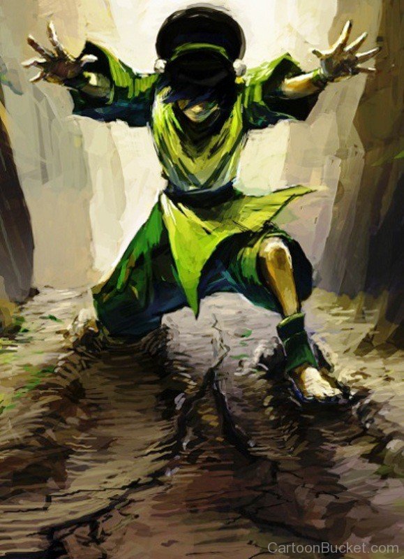 Painting Of Toph Bei Fong-ytv806