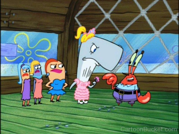 Pearl Krabs Looking At Eugene H. Krabs-tb810