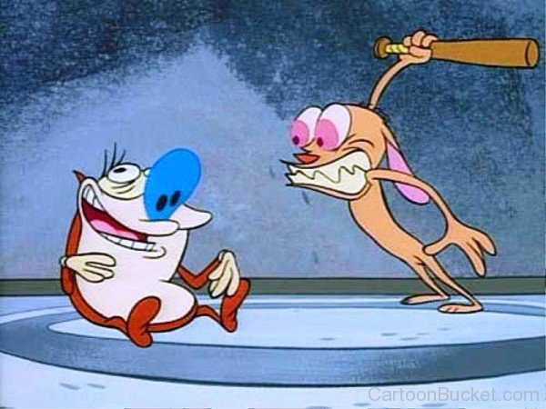 Ren Hitting Stimpy-rx312