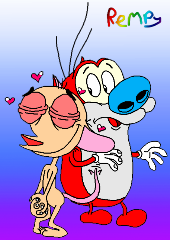 Ren In Love With Stimpy J.Cat-rq215