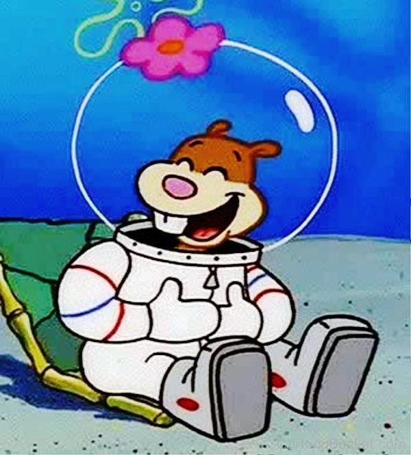 Sandy Cheeks Laughing -rvb321