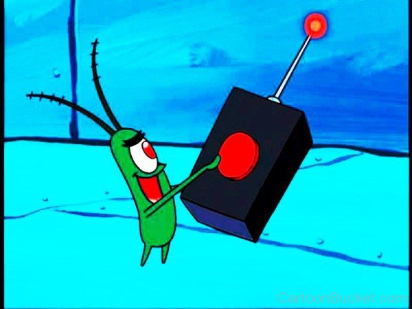 Sheldon J.Plankton Holding Remote-yb509