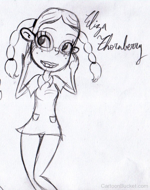 Sketch Of Eliza Thornberry-yb513