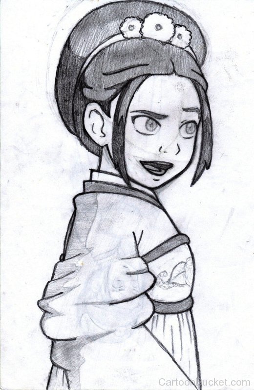 Sketch Of Toph Bei Fong-ytv809