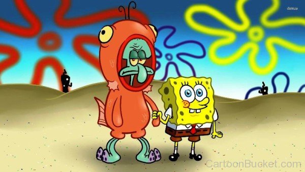 Squidward Tentacles And Spongebob-wa212