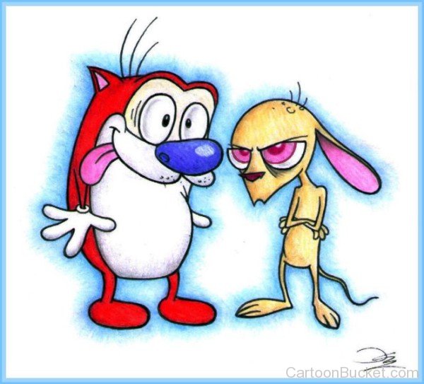 Stimpy And Ren-rq221