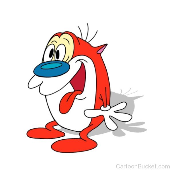 Stimpy J.Cat Cartoon Image-rq224