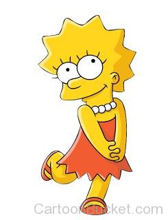 Charming Lisa Simpson-rt89625