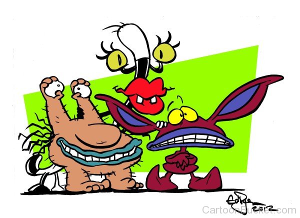 Coloufull Image Of Krumm With His Friends-op55506