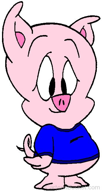 Cunfused Image Of Porky Pig-gb25810